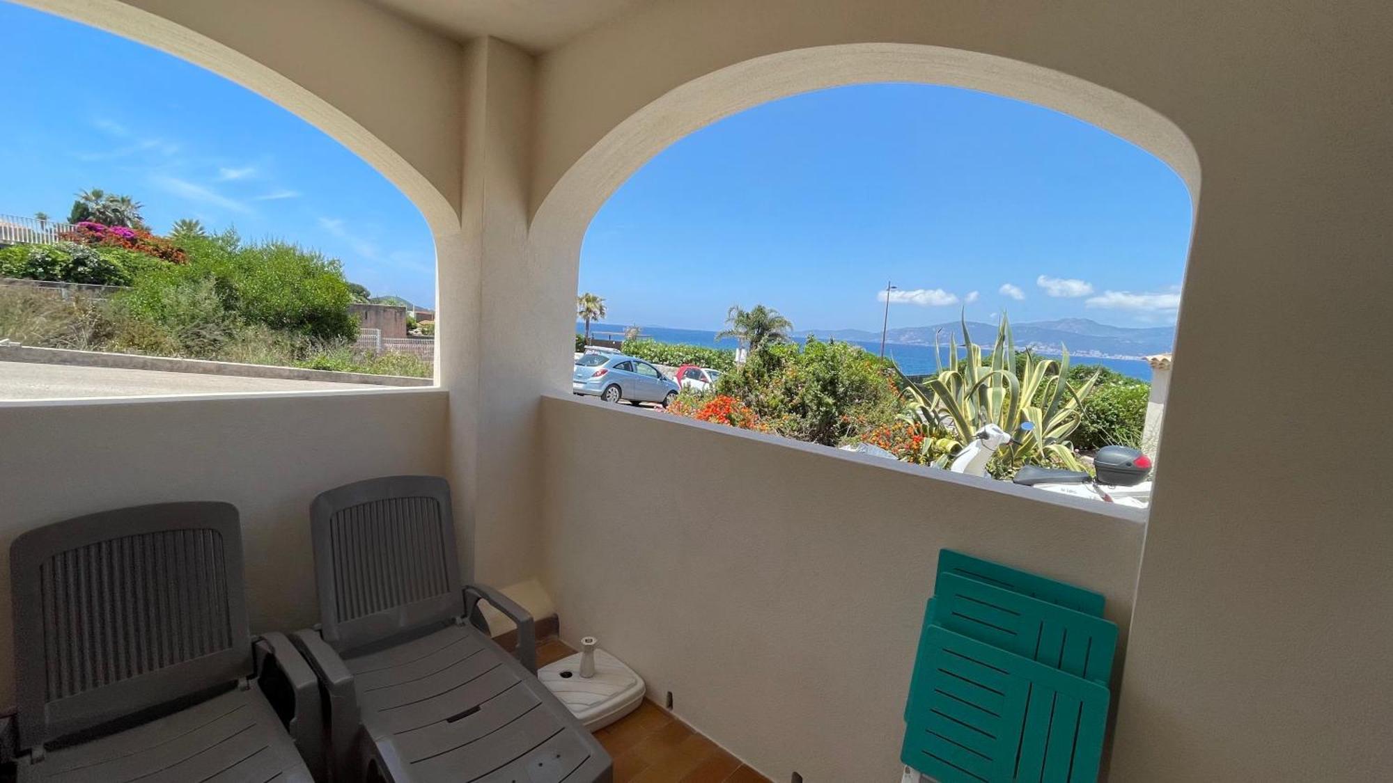 Vue Mer Panoramique Plage 50M Porticcio Corse Εξωτερικό φωτογραφία